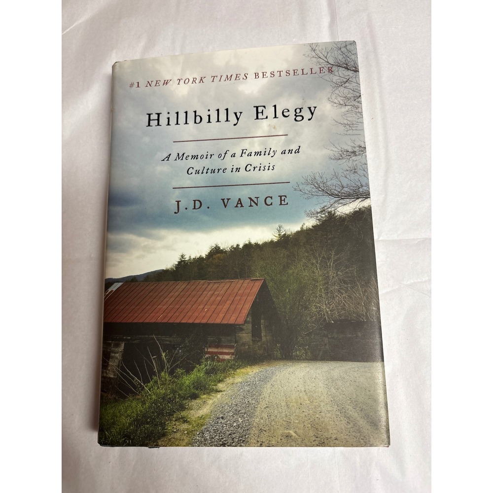 Hillbilly Elegy J.D. Vance First Edition Hardcover Memoir 2016 9780062300546